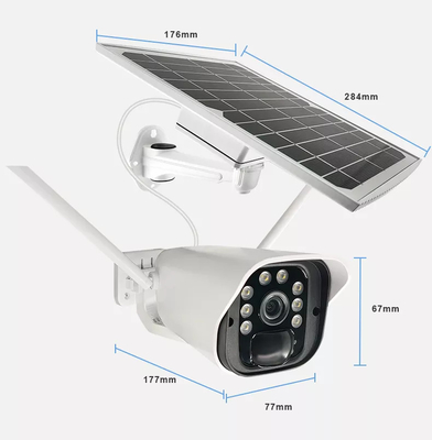 Ασύρματο HD μακρύ με χρησιμοποιημένα τα μπαταρία υπαίθρια εγχώρια κάμερα ασφαλείας καμερών IP CCTV PIR Wifi ηλιακά τροφοδοτημένα